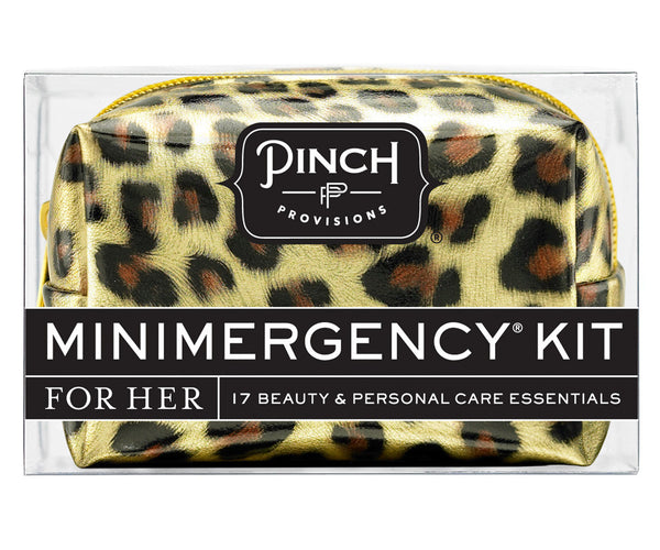 PINCH PROVISIONS MINIMERGENCY KIT FOR HER 17 GOLD BEAUTY PERSONAL ESSENTIALS