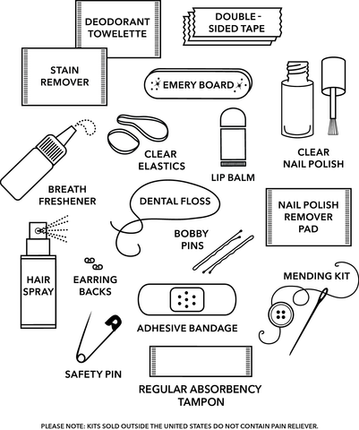 Hot Mess Minimergency Kit